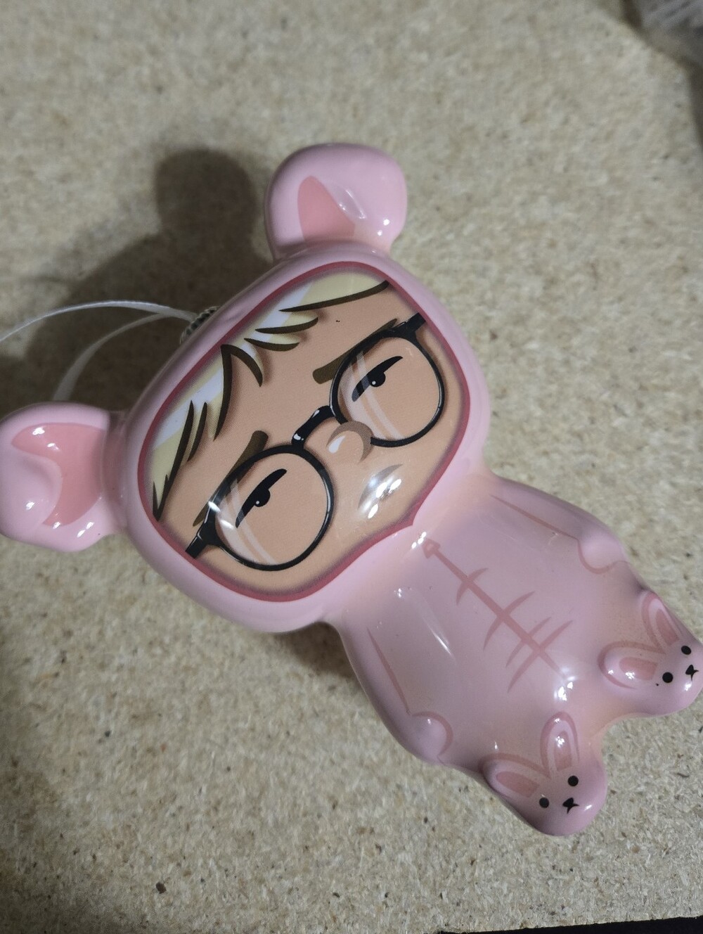 Hallmark A Christmas Story Ralphie in Bunny Suit Decoupage Christmas Ornament - Picture 2 of 5